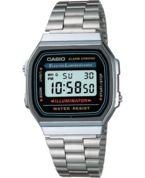 Unisex Digital Stainless Steel Bracelet Watch 32mm