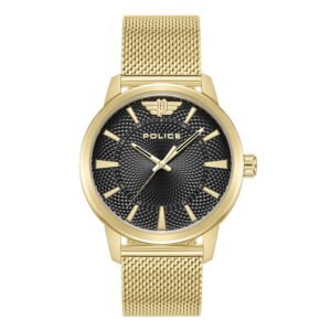 Police Raho Black Dial Ipg Mesh 3Hd Pewjg0005001 Watch
