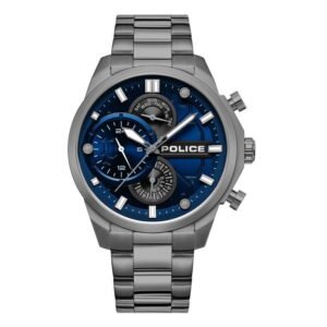 Police Reactor Blue Dial Ipgun Brazalete Multi Pewgk0039205 Watch