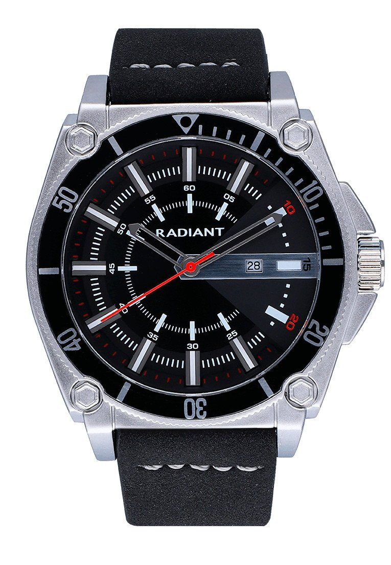 Radiant Mr Robot 49Mm Black Dial Black B Ra552601 Watch