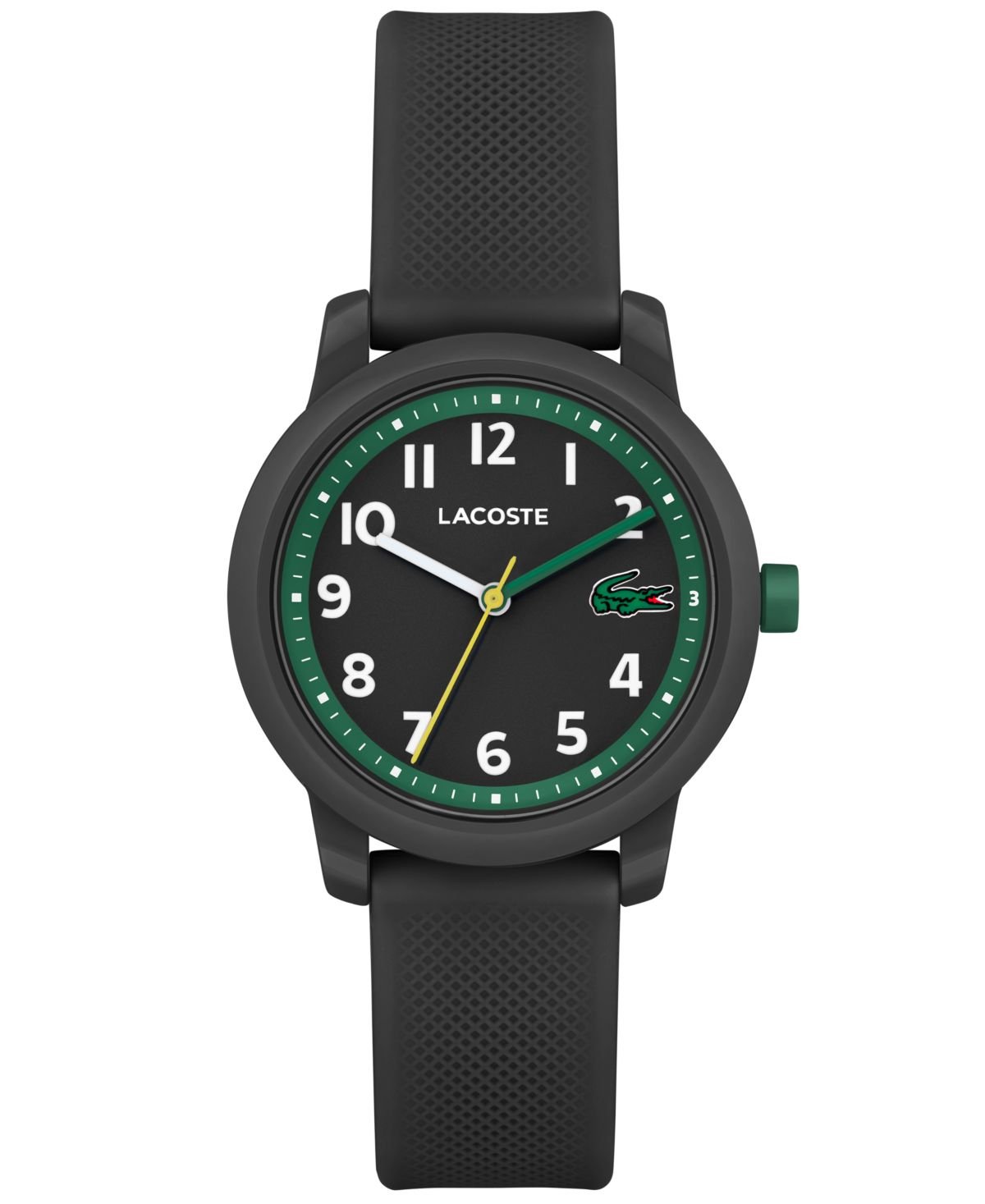 Kids L.12.12 Light Black Silicone Strap Watch 32mm