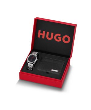 #Bright Men's Watch & Wallet Gift Set, 42mm