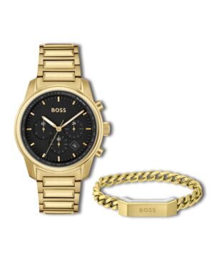 Trace Watch & Bracelet Men's Gift Set, 44mm