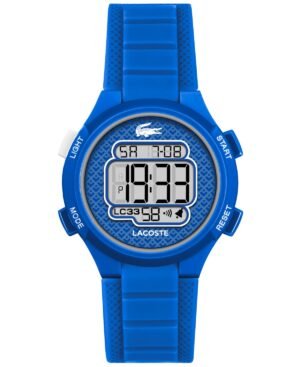 Kid's LC33 Blue Silicone Strap Watch, 32.6mm