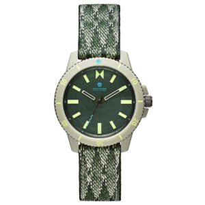 Atlantic Green Solar Unisex Watch, 38mm