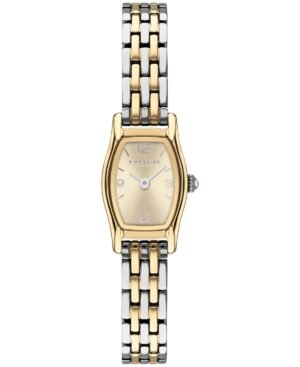 COACH Women's Greta Two-Tone Stainless Steel Bracelet Watch 15.3mm