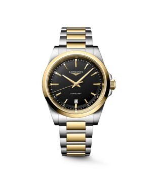 Longines Men's Two-Tone PVD Stainless Steel Bracelet Watch 41mm