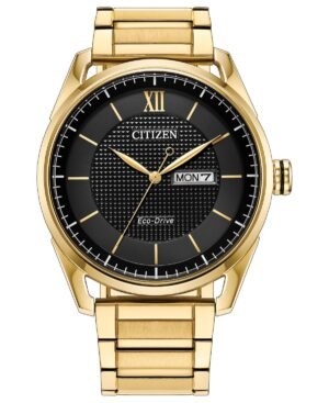 Citizen Men's Classic Gold-Tone Stainless Steel Bracelet Watch 42mm