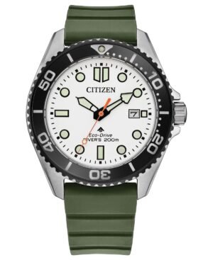 Citizen Men's Promaster Sea Dive Green Strap Watch 40.6mm