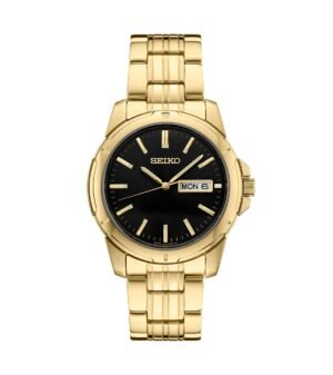 Seiko Men's Gold Stainless Steel Dial Bracelet Watch, 39.6mm