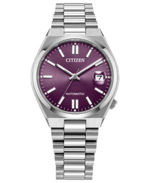 Citizen Men's Sport Luxury Tsuyosa Automatic Silver-Tone Stainless Steel Bracelet Watch 37mm