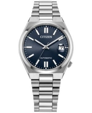 Citizen Men's Sport Luxury Tsuyosa Automatic Silver-Tone Stainless Steel Bracelet Watch 37mm