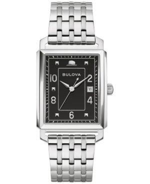 Bulova Men's The Very Thought of You Frank Sinatra Special Edition Stainless Steel Bracelet Watch 30mm