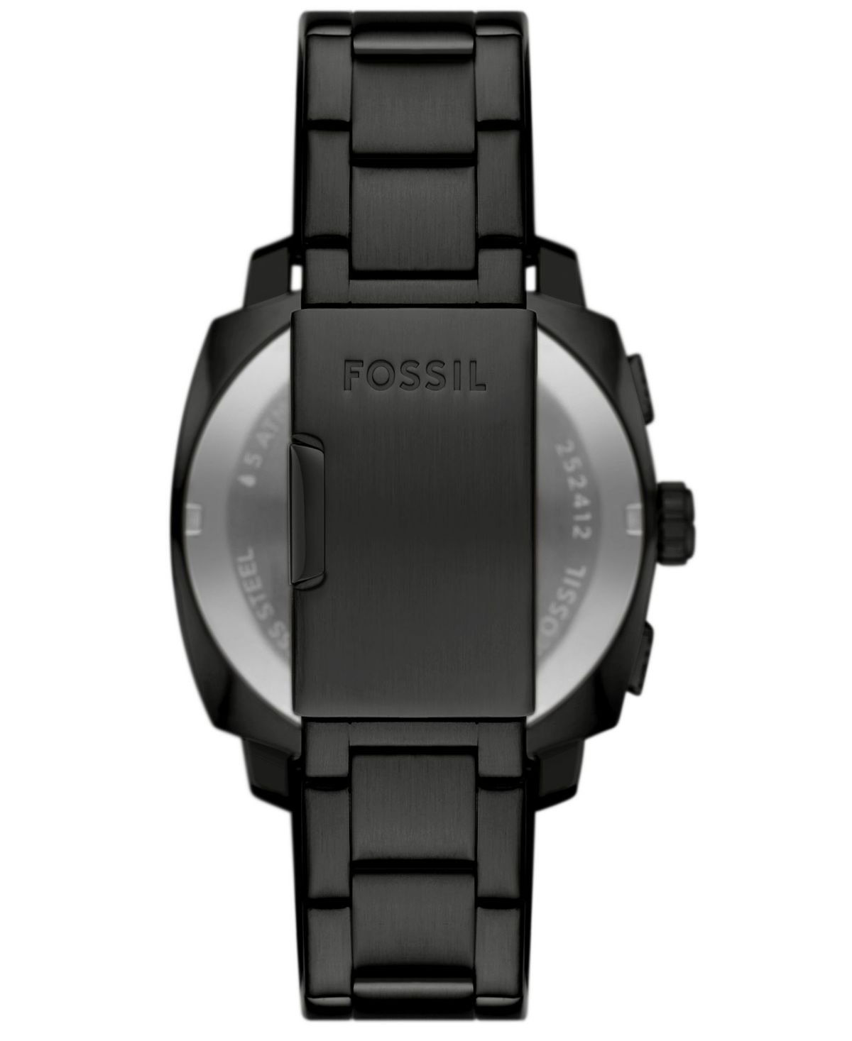 Fossil Men's Machine Chronograph Black Stainless-Steel Watch, 44mm