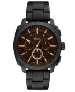 Fossil Men's Machine Chronograph Black Stainless-Steel Watch, 44mm