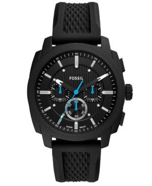 Fossil Men's Machine Chronograph Black Stainless-Steel Watch, 44mm