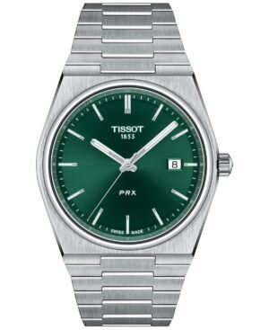 Tissot Men's PRX Silver-Tone Stainless Steel Bracelet Watch 40mm