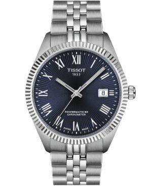 Tissot Men's Ballade Power Silver Stainless Steel Bracelet Watch, 39mm