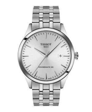 Tissot Men's gray stainless steel Bracelet Watch, 40mm