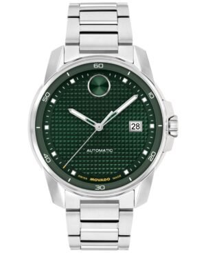 Movado Men's Bold Verso Swiss Automatic Stainless-Steel Watch, 41mm
