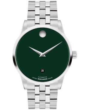 Movado Men's Museum Classic Auto Swiss Automatic Stainless Steel Watch, 40mm
