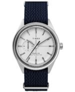 Timex Men's Automatic Blue Fabric Watch, 38mm