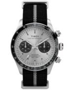 Timex Men's Chronograph Black Fabric Watch, 39mm