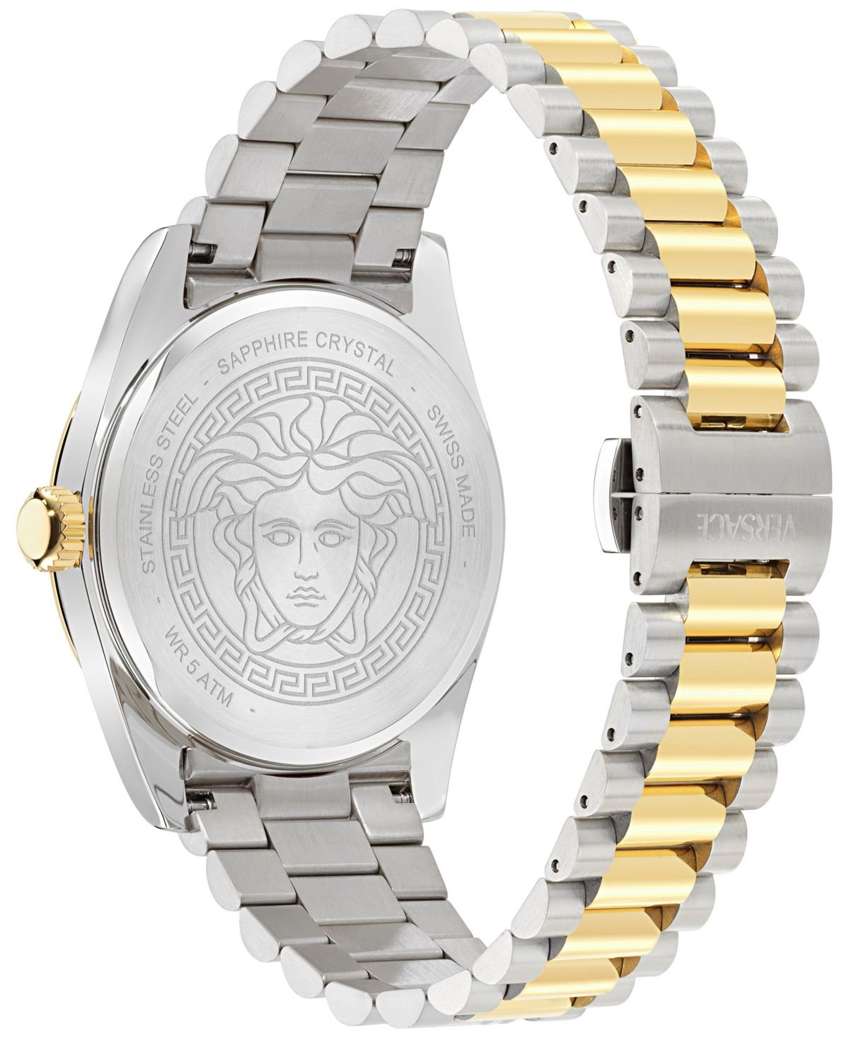 Versace Men's Swiss Millenyium Two-Tone Stainless Steel Bracelet Watch 40mm