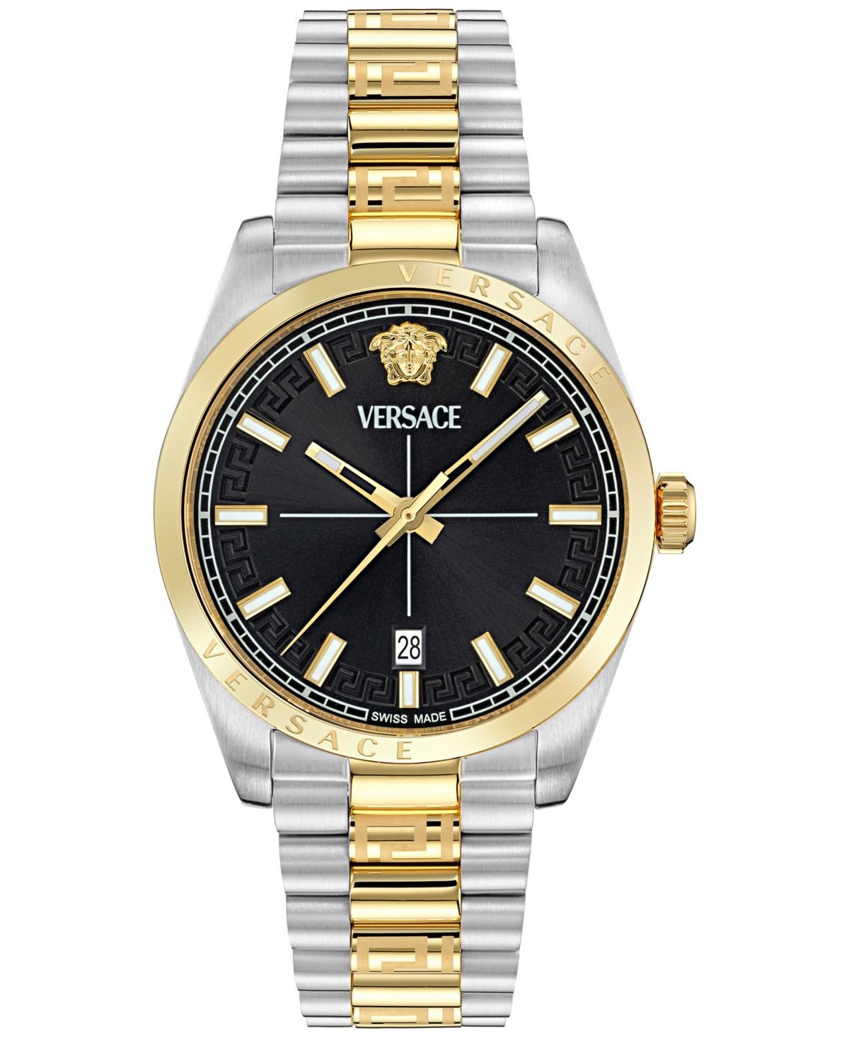 Versace Men's Swiss Millenyium Two-Tone Stainless Steel Bracelet Watch 40mm