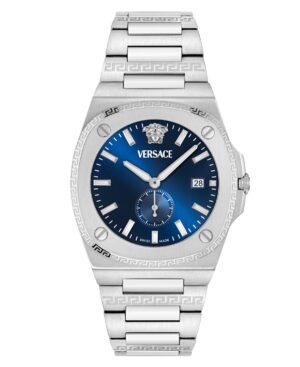 Versace Men's Swiss Tolomeo Stainless Steel Bracelet Watch 40mm