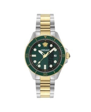 Versace Men's Greca Force Two Tone Bracelet Watch, 42mm