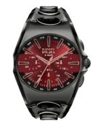 Diesel Men's D-Curve Quartz Chronograph Gunmetal Stainless Steel Watch 48mm