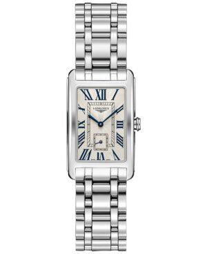 Longines Women's Swiss Dolcevita Stainless Steel Bracelet Watch 23x37mm L55124716