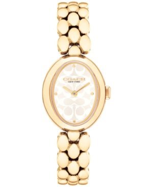 COACH Women's Gold Sammy Stainless Steel Watch 22.5mm