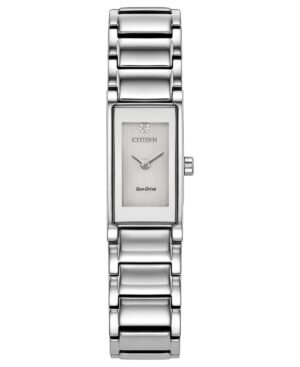 Citizen Women's Axiom Silver-Tone Stainless Steel Bracelet Watch 14.3mm
