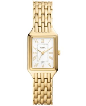 Fossil Women's Raquel Gold-Tone Stainless Steel Bracelet Watch, 23mm