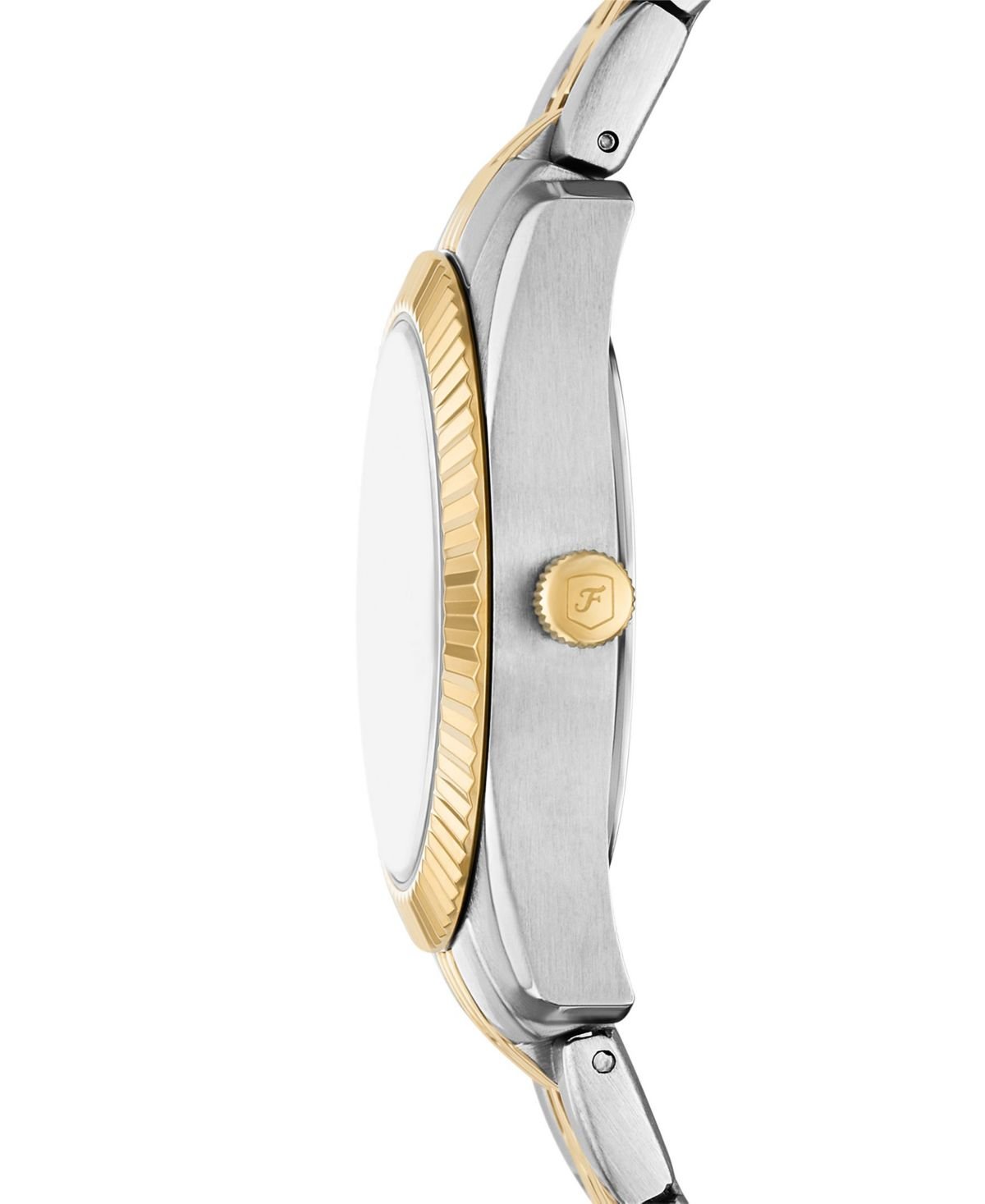 Fossil Women's Scarlette Three-Hand Date Two-Tone Stainless Steel Watch, 32mm