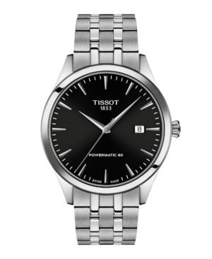 Tissot Men's Gray Stainless Steel Bracelet Watch, 40mm