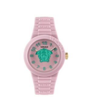 Versace Kid's V-Pop Pink Silicone Strap Watch 34mm
