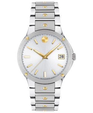 Movado Women's Swiss SE Gold PVD & Stainless Steel Bracelet Watch 32mm