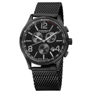 Akribos XXIV Black Dial Black Ion-plated Men's Watch AK719BK