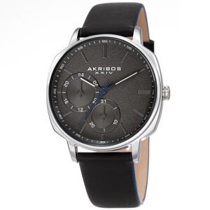 Akribos XXIV Quartz Silver Dial Men's Watch AK1022SSBK