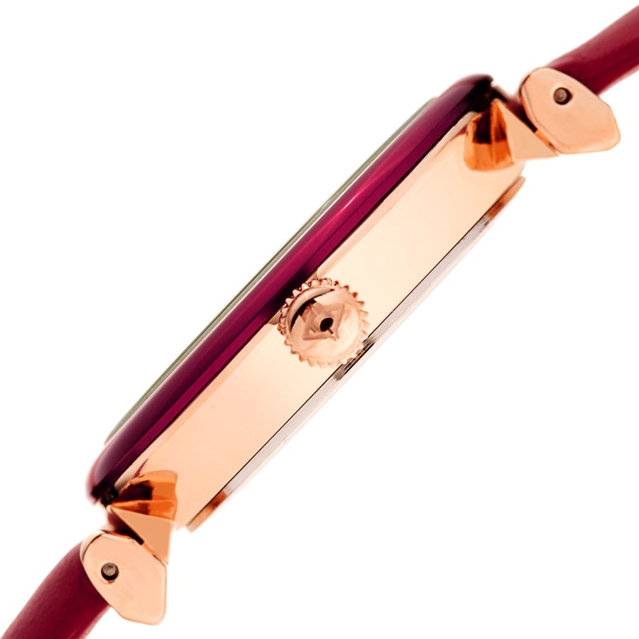 Akribos XXIV Quartz Red Dial Ladies Watch AK1035PK - Image 3