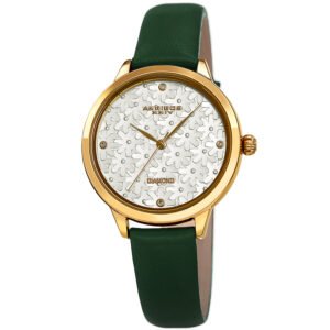 Akribos XXIV Quartz Diamond Silver Dial Ladies Watch AK1051GN