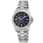 Quartz Crystal Black Dial Ladies Watch AK1006SSB - luxury watch