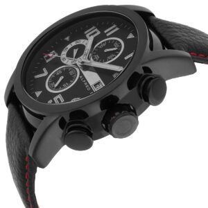 ALFRED SUNG Velox Chronograph Quartz Black Dial Men's Watch AS1601BL-1A
