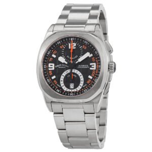Armand Nicolet JH9 Chronograph Automatic Black Dial Men's Watch A668HAA-NO-MA4680A