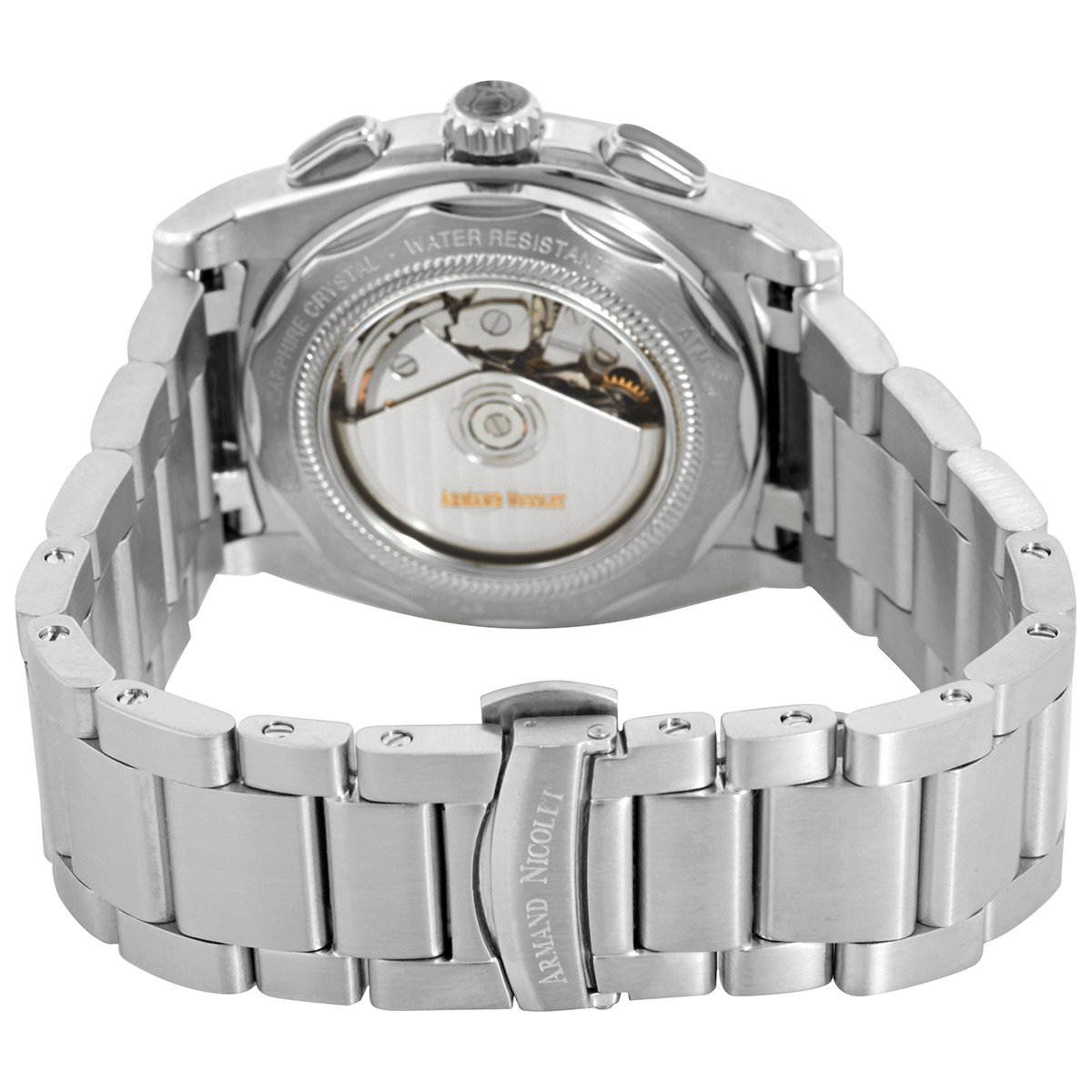Armand Nicolet JH9 Chronograph Automatic Black Dial Men's Watch A668HAA-NO-MA4680A - Image 3