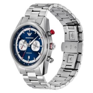 ARMANI Racer Chronograph Quartz Blue Dial Men's Watch AR11676