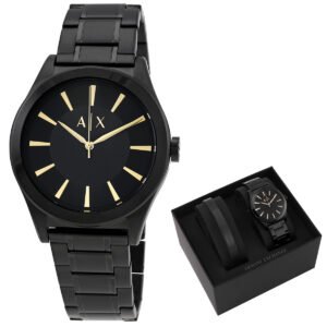 ARMANI EXCHANGE Active Black Dial Men's Gift Set AX7102